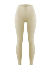 Base Ruche Leggings Almond