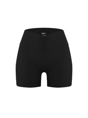 Base Ruche Scrunch Shorts Obsidian