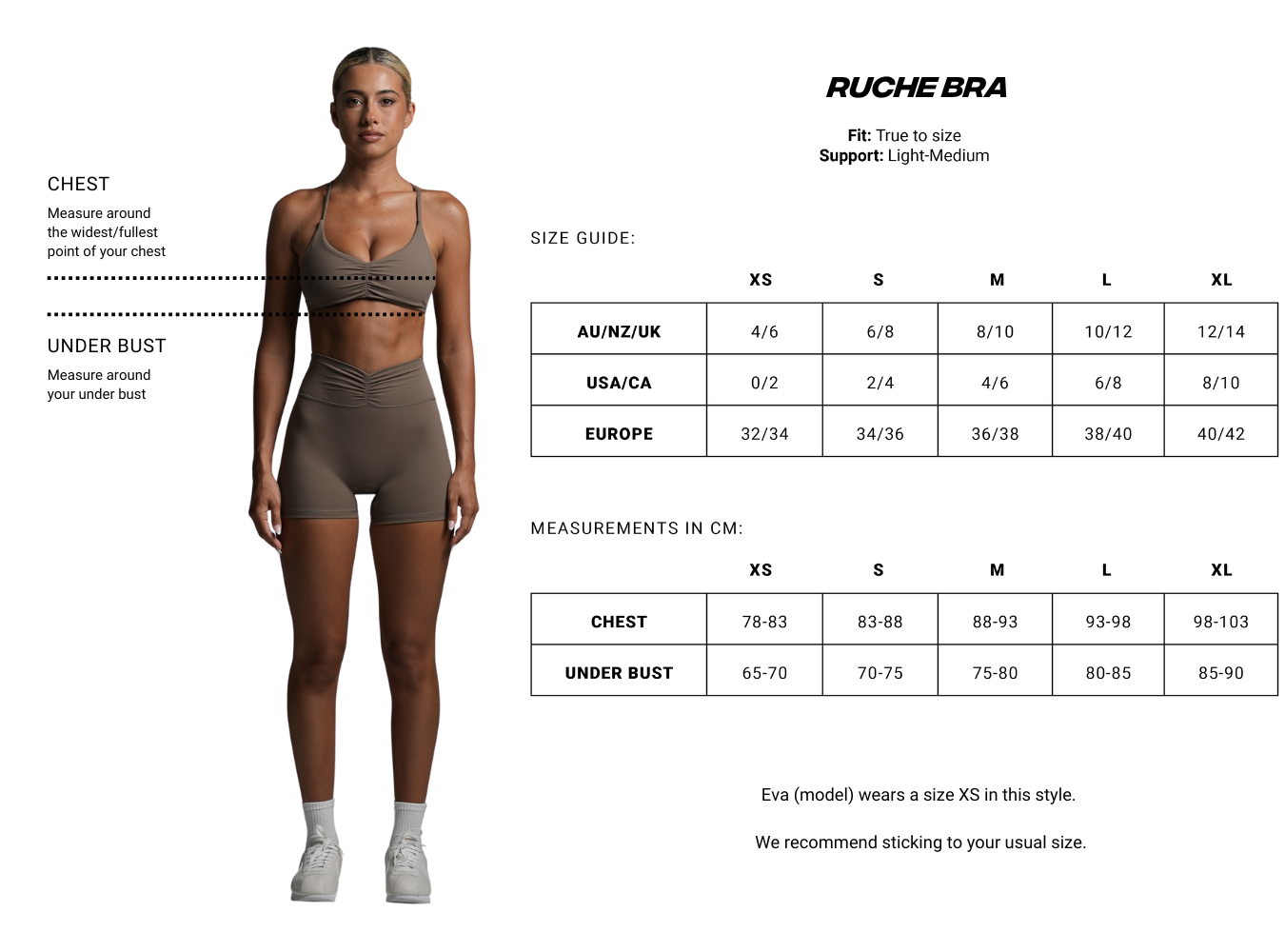 Base Ruche Bra Ribbon