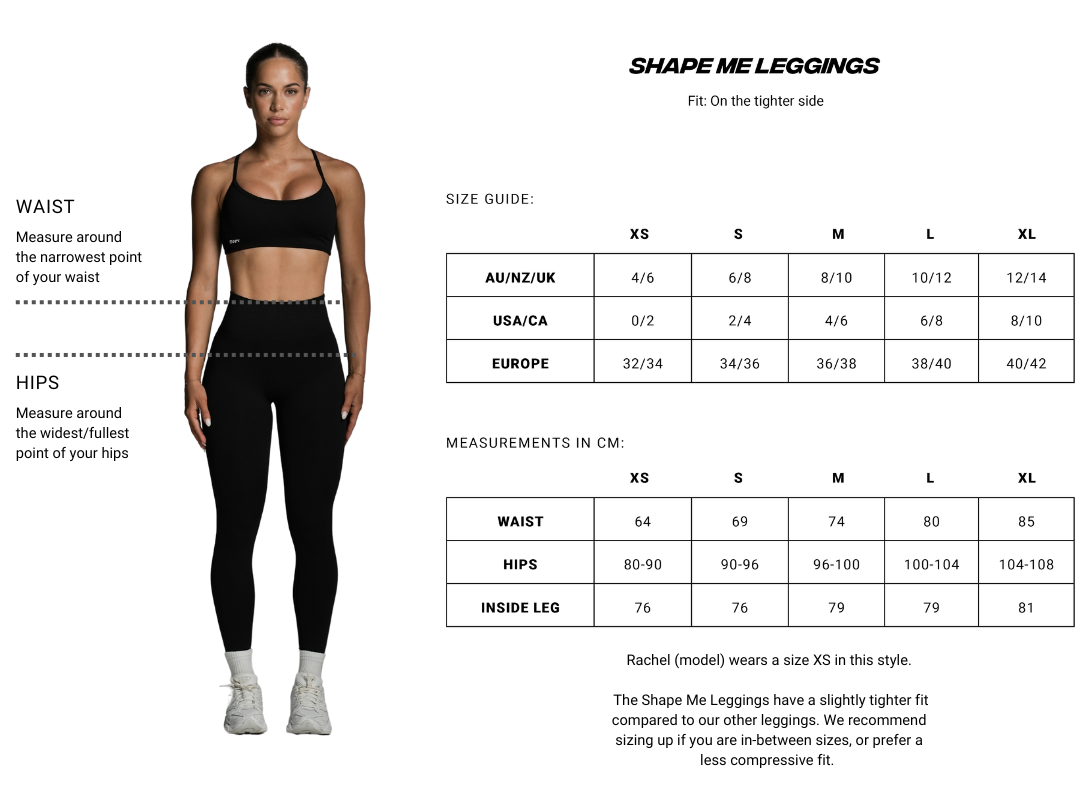 Shape Me Leggings | Full Length Storm