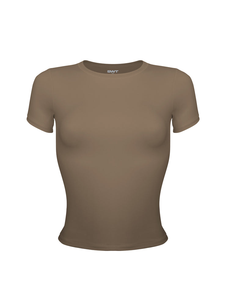 Base Shape Tee Mocha