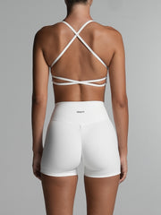 Base Backless Bra White