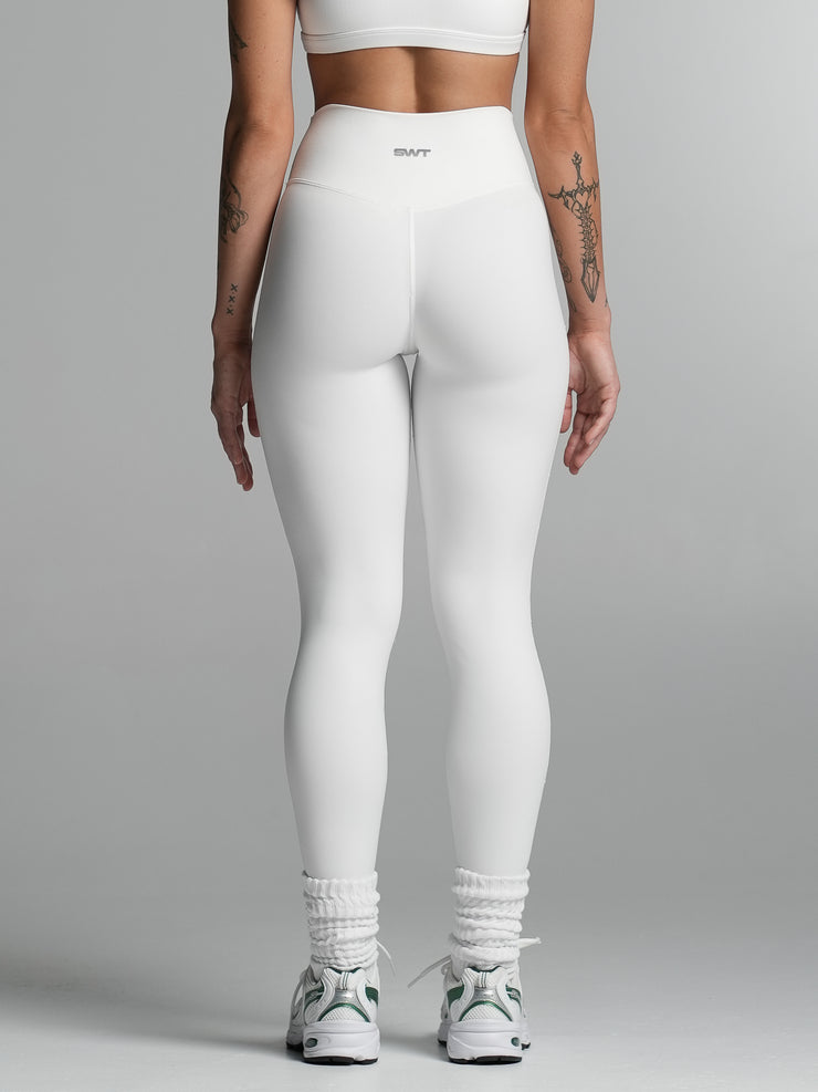 Base Essential Leggings Full Length White