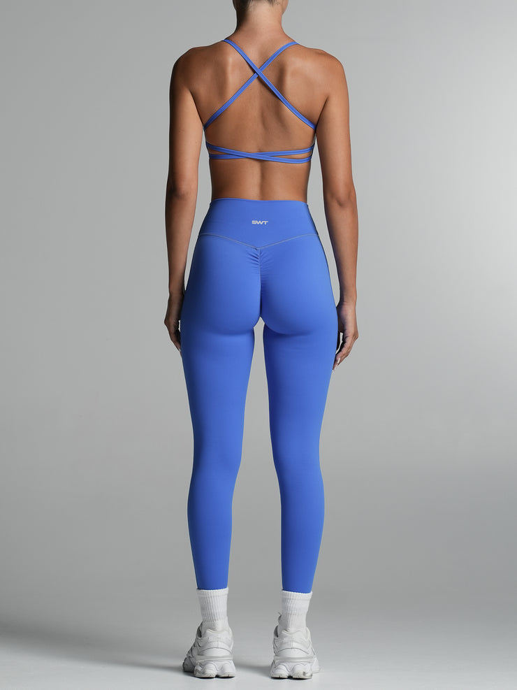 Base Scrunch Leggings | Full Length Cobalt