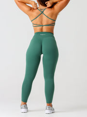 Base Scrunch Leggings | Full Length#colour_deep-jade