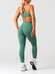 Base Essential Full Length Leggings#colour_deep-jade