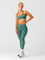 Base Essential Full Length Leggings#colour_deep-jade