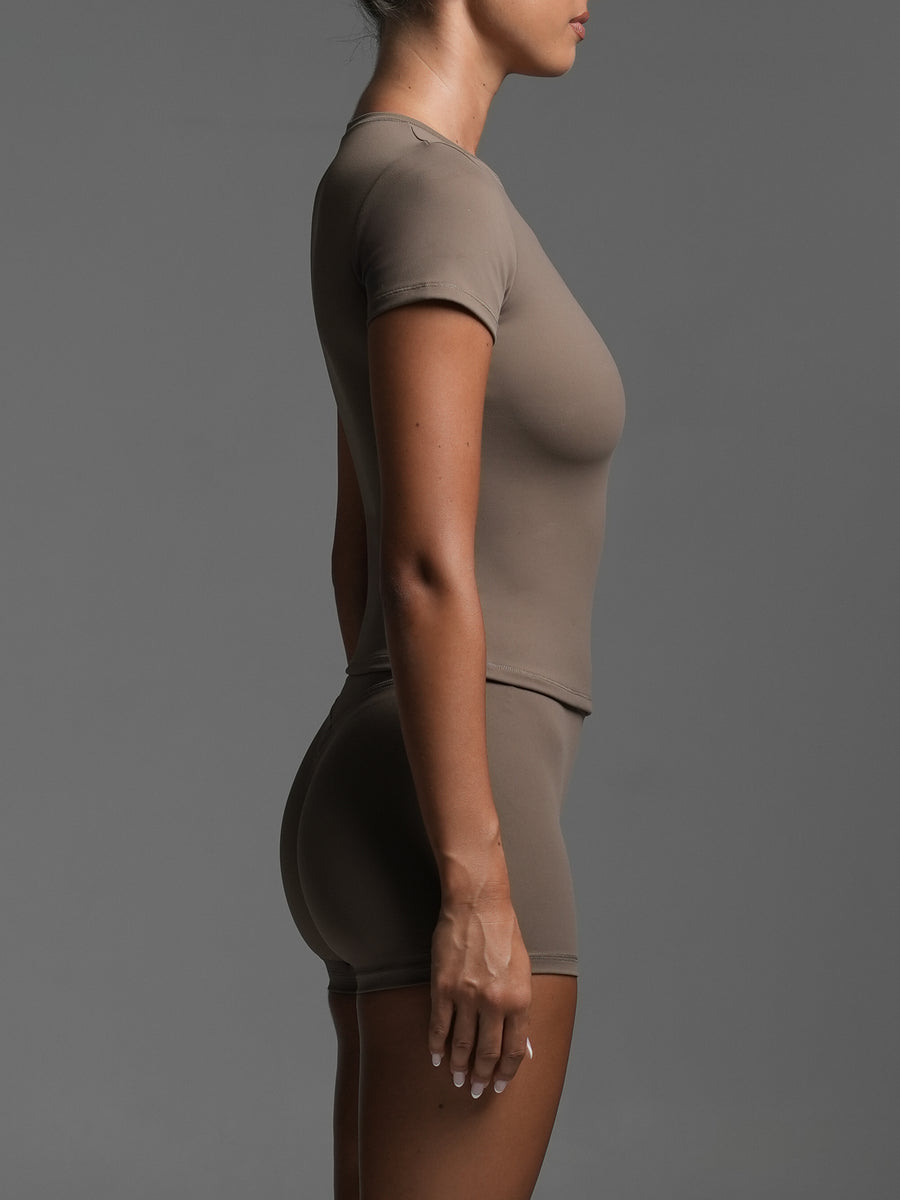 Base Shape Tee Mocha