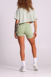 Cropped Oversized Tee#colour_pistachio